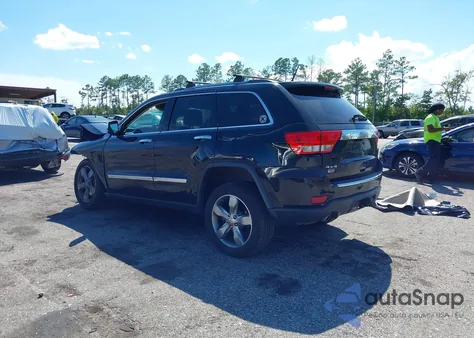 2013 Jeep Grand Cherokee Overland z USA, uszkodzony, nr VIN 1C4RJFCT8DC525390